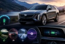 do the driving modes in cadillac lyriq offer different ranges or battery usages